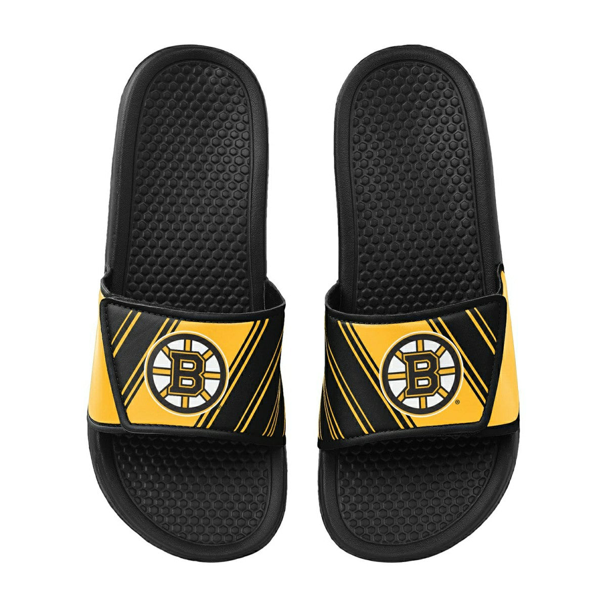 Boston Bruins Legacy Velcro NHL Sport Slides - Taass Online