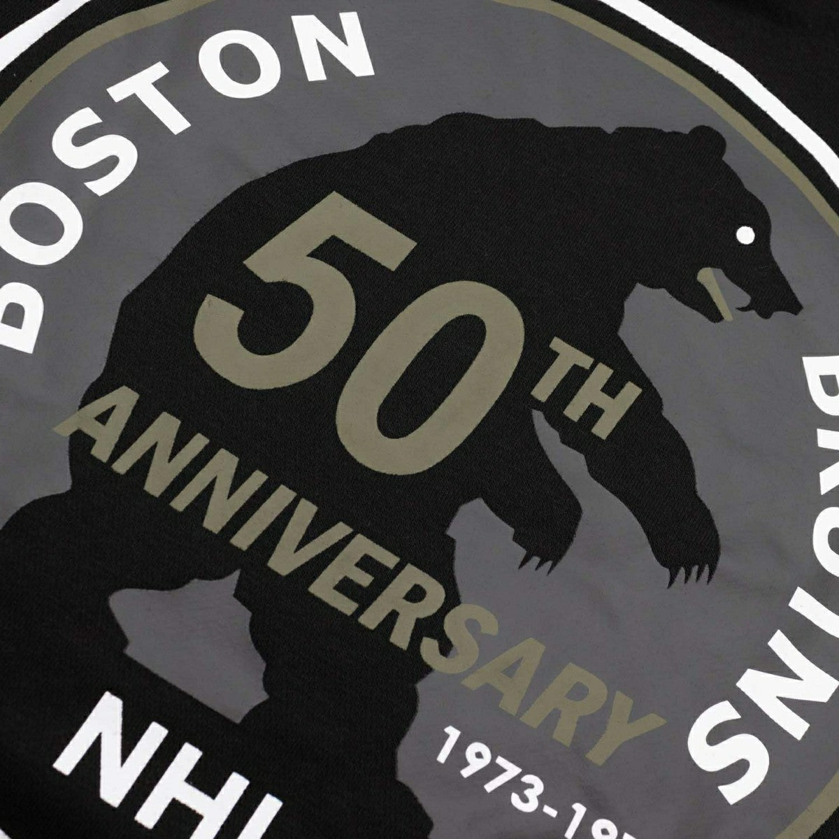Boston Bruins Tonal Backer '47 Burnside NHL Hoodie Black - Taass sale