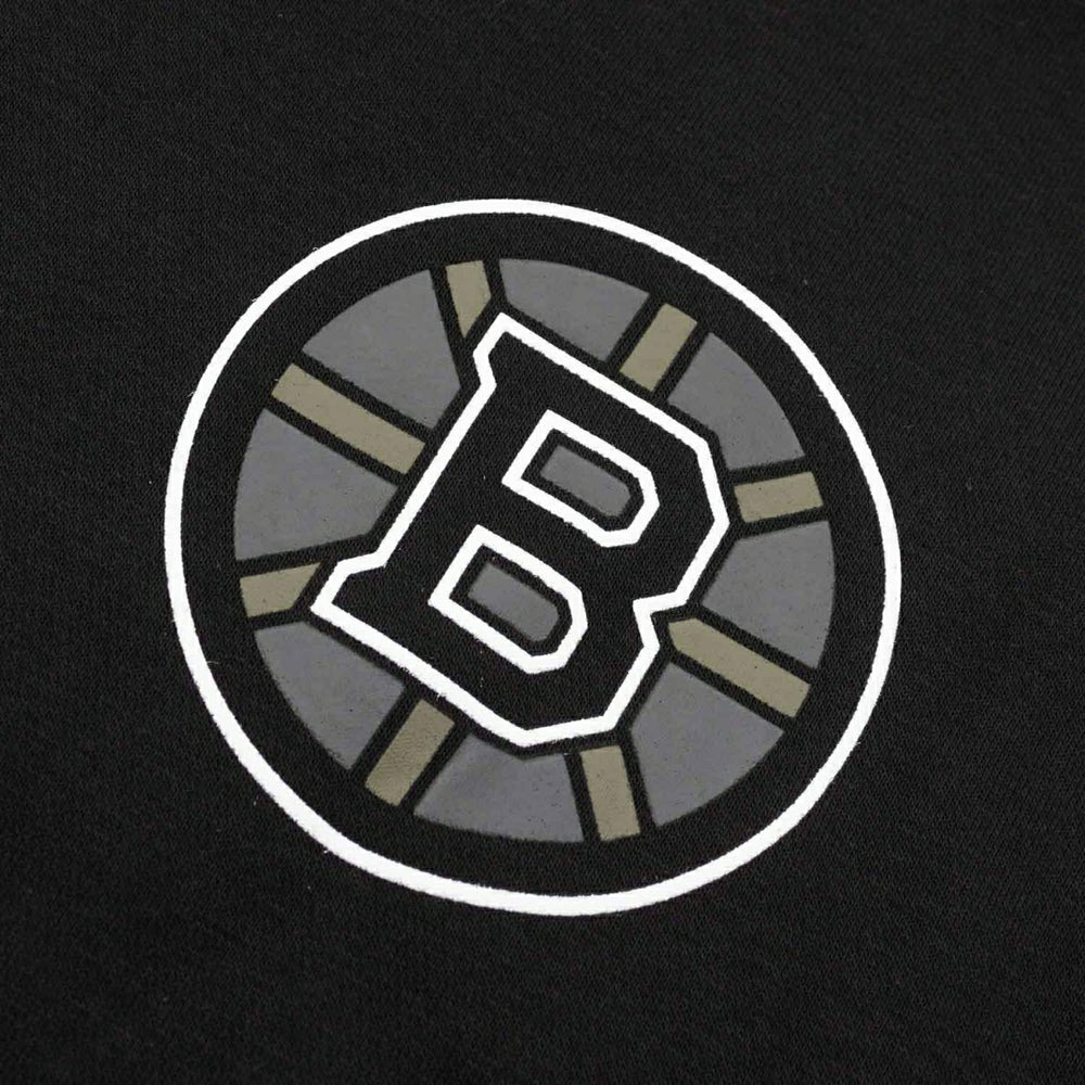 Boston Bruins Tonal Backer '47 Burnside NHL Hoodie Black - Taass sale