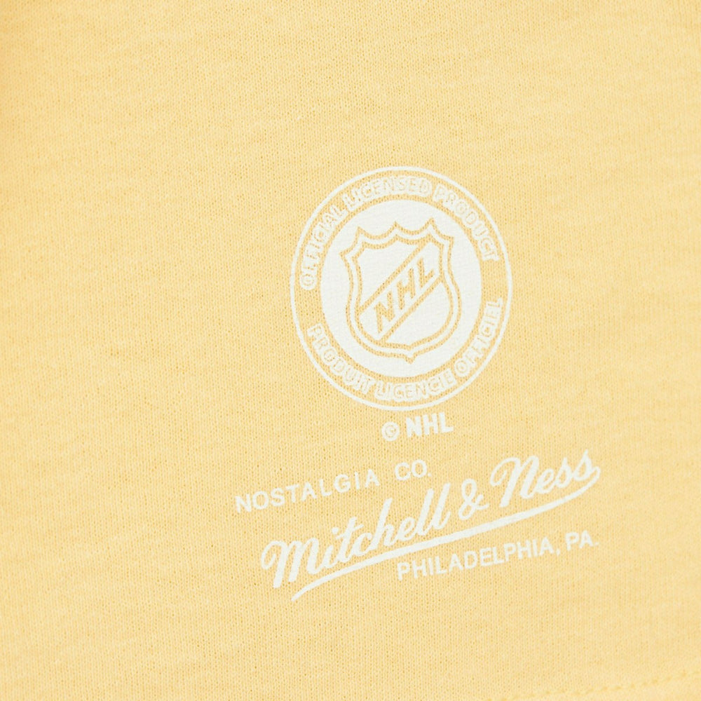 Boston Bruins Stateside Pastel Mitchell & Ness NHL T-Shirt Yellow - Taass for sale