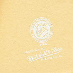 Boston Bruins Stateside Pastel Mitchell & Ness NHL T-Shirt Yellow - Taass for sale