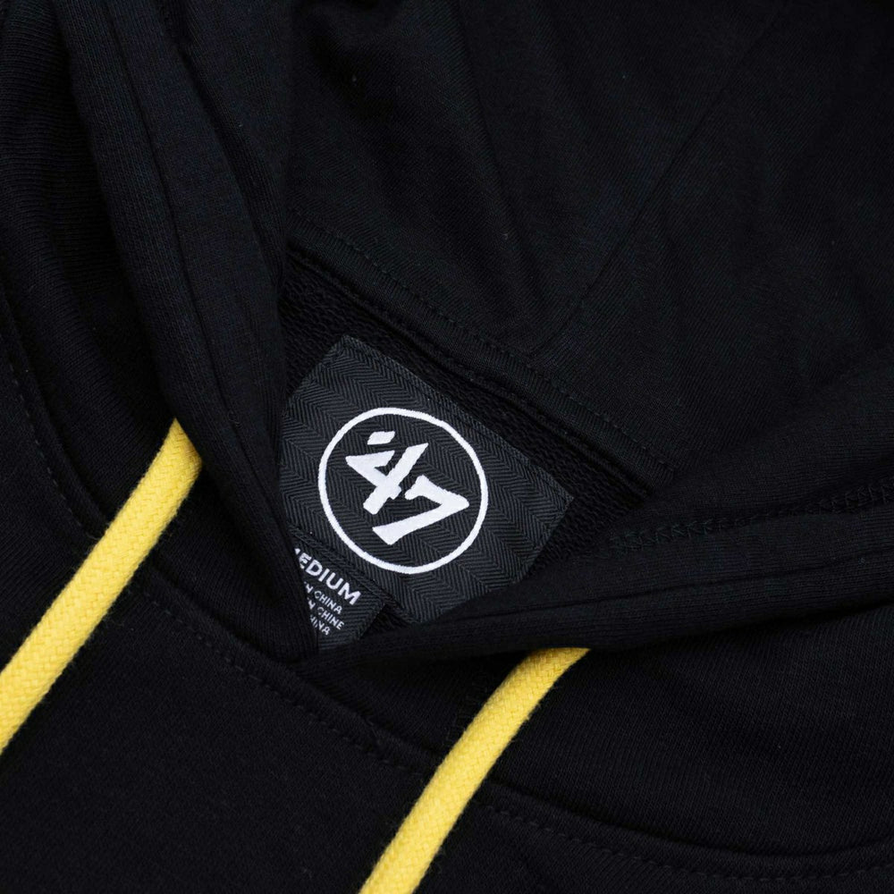 Boston Bruins Tonal Logo '47 Helix NHL Hoodie Black - Taass for sale