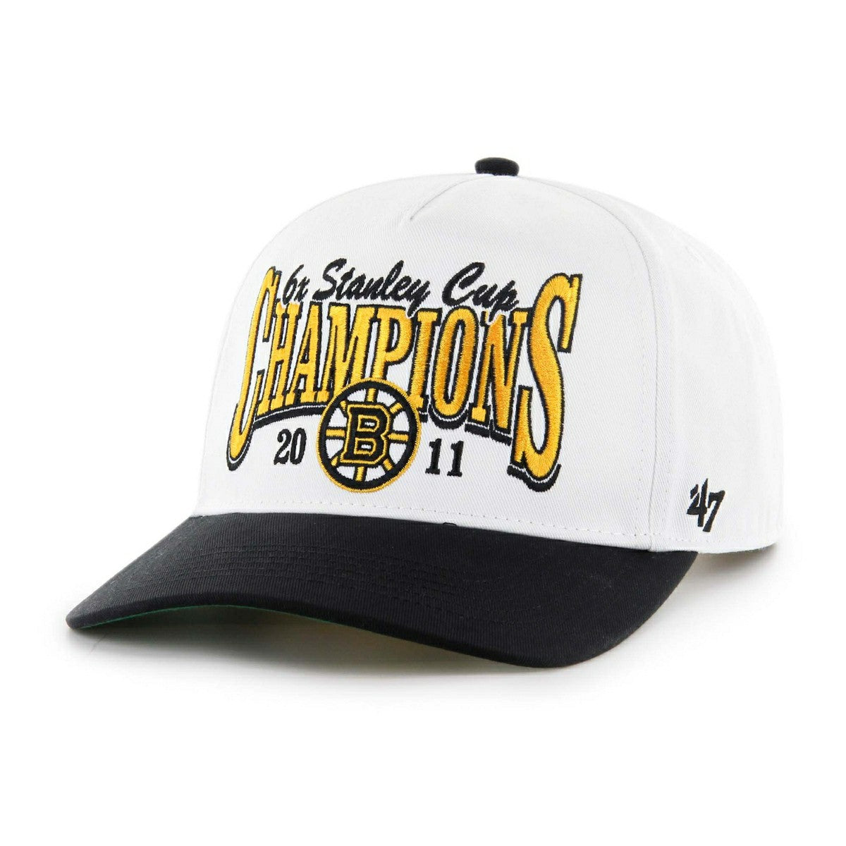 Boston Bruins 2011 Stanley Cup Champions '47 Hitch Adjustable NHL Cap - Taass Online