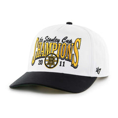 Boston Bruins 2011 Stanley Cup Champions '47 Hitch Adjustable NHL Cap - Taass Online