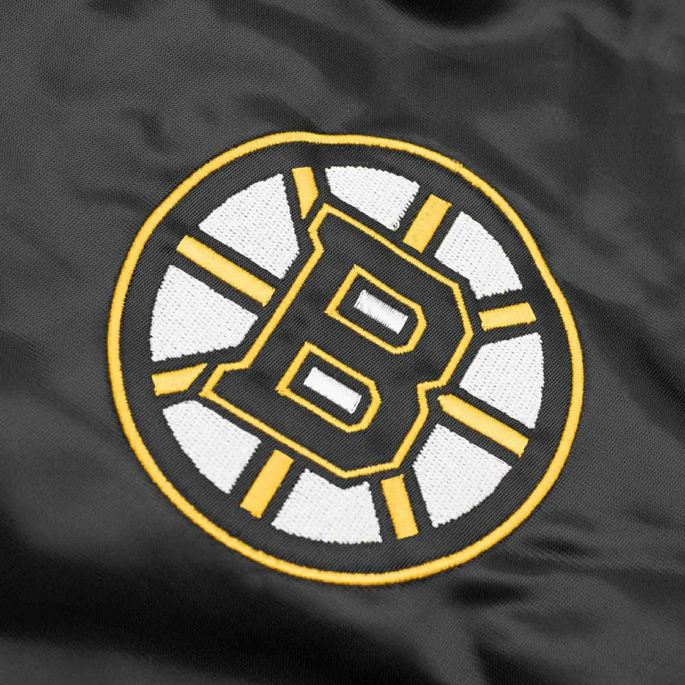Boston Bruins Enforcer NHL Varsity Satin Jacket - Taass for sale