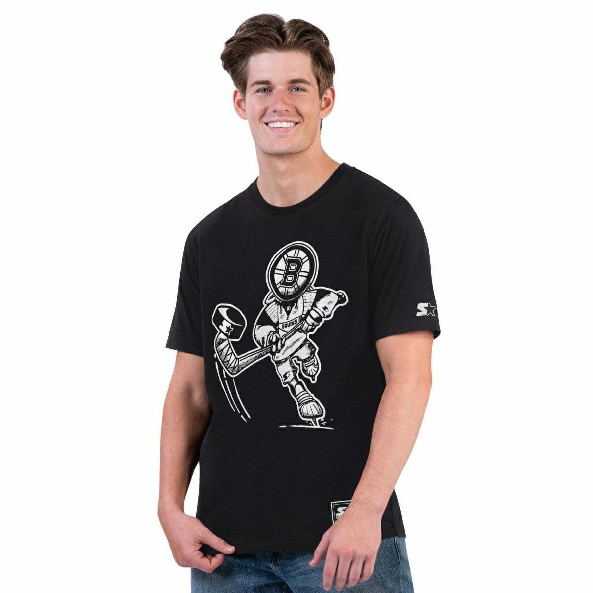 Boston Bruins Starter BLACK ICE NHL T-Shirt - Taass outlet