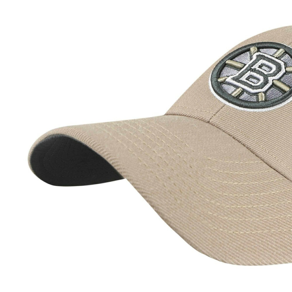 Boston Bruins 50th Anniversary Snapback '47 MVP NHL Cap Khaki - Taass sale