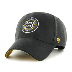 Boston Bruins 50th Anniversary Sure Shot Vintage MVP Snapback NHL Cap Alternate Black - Taass outlet