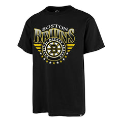 Boston Bruins Black Echo NHL T-Shirt Black - Taass discount
