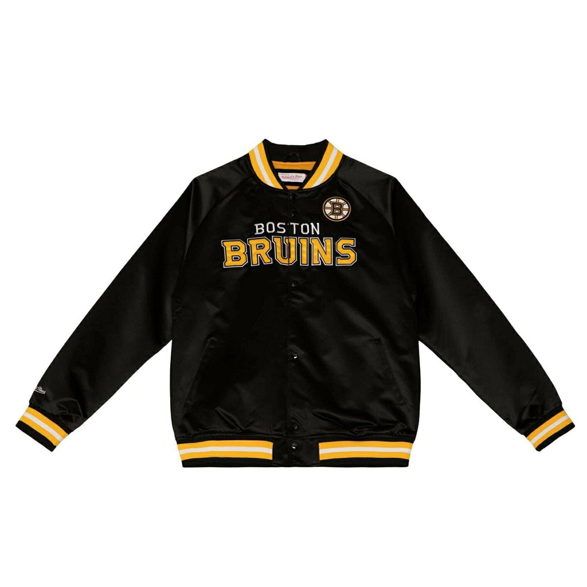 Boston Bruins Mitchell & Ness Lightweight Satin NHL Jacket - Taass outlet