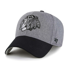 Chicago Blackhawks '47 MVP Granite Adjustable NHL Cap Charcoal - Taass sale