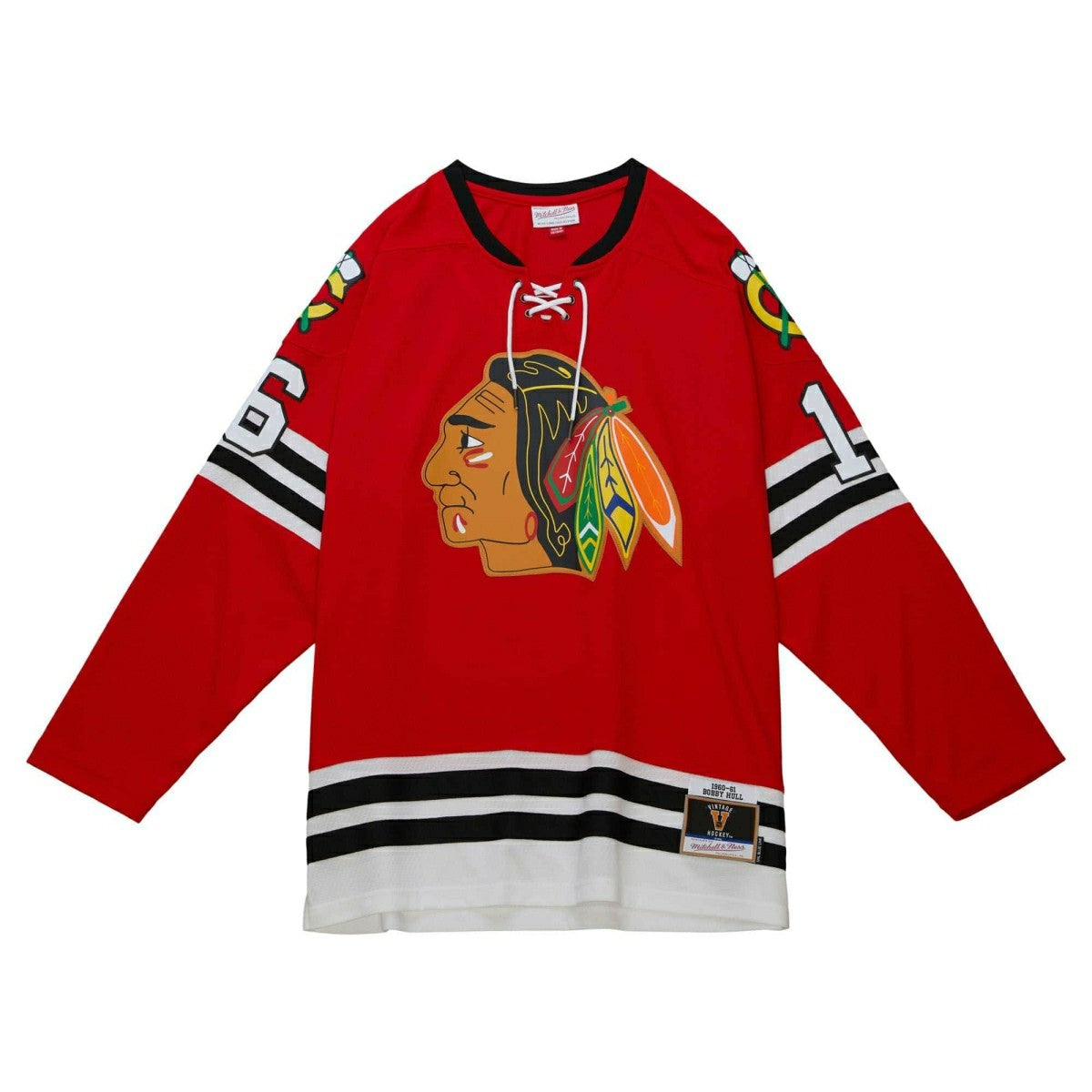 Bobby Hull #16 Chicago Blackhawks 1960-61 Mitchell & Ness NHL Jersey - Taass US