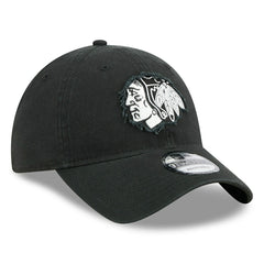 Chicago Blackhawks NHL Stamp 9TWENTY Adjustable Cap Black - Taass sale