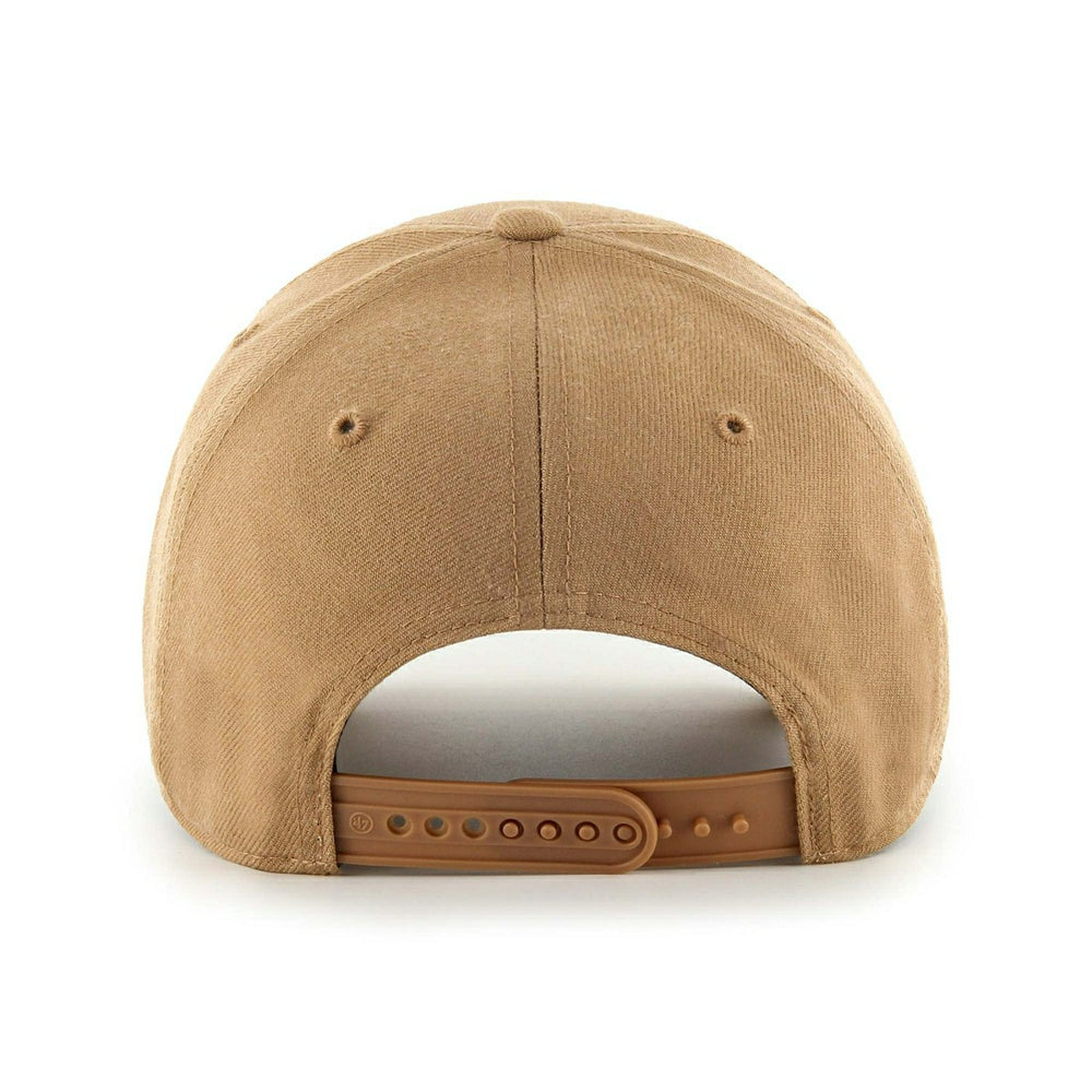 Chicago Blackhawks Camel '47 MVP Snapback NHL Cap Brown - Taass Online