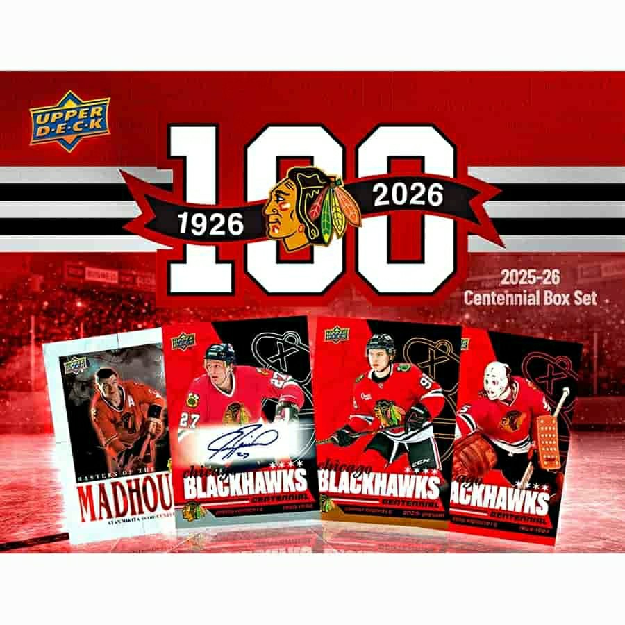 2025/26 Upper Deck Chicago Blackhawks 100 Years Centennial Hockey Box Set - Taass outlet