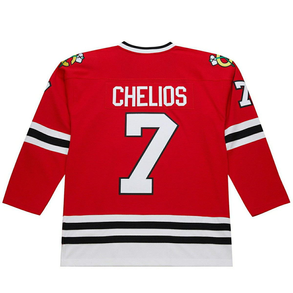 Chris Chelios #7 Chicago Blackhawks 1991-92 Premium Power Play NHL Jersey Red - Taass discount