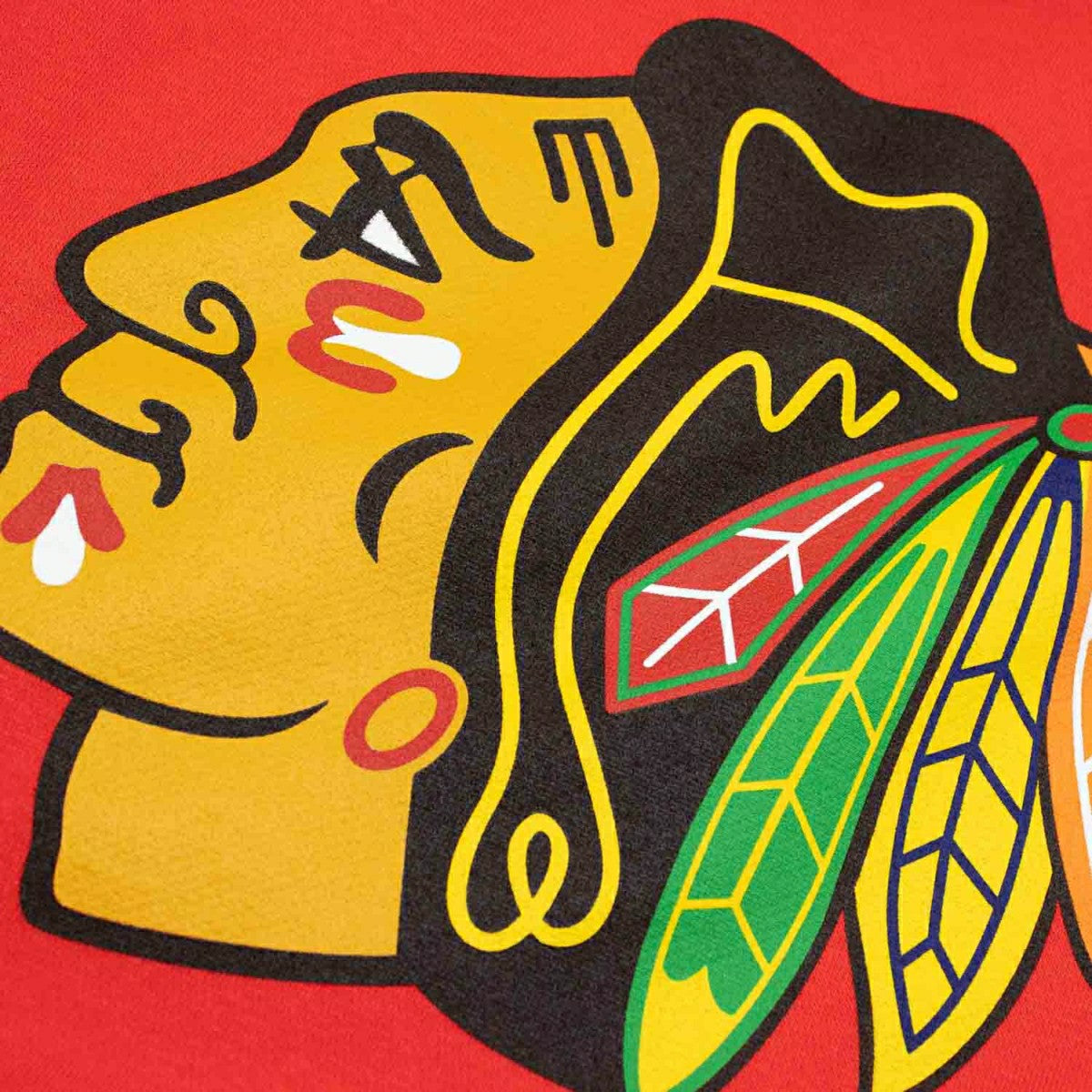 Chicago Blackhawks Primary Logo NHL Hoodie Red - Taass for sale