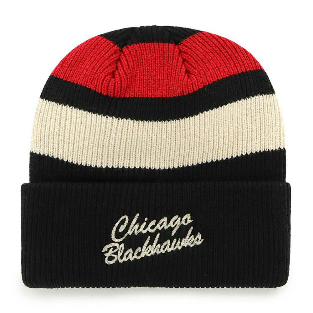 Chicago Blackhawks '47 Clubhouse Jennings NHL Knit Hat - Taass for sale