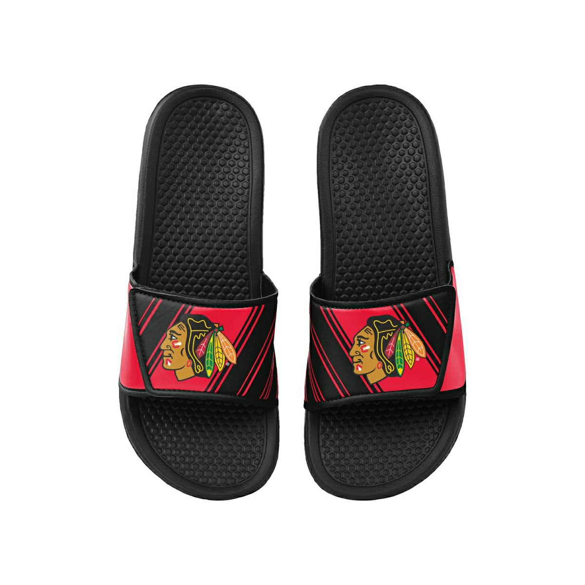 Chicago Blackhawks Legacy Velcro NHL Sport Slides - Taass US