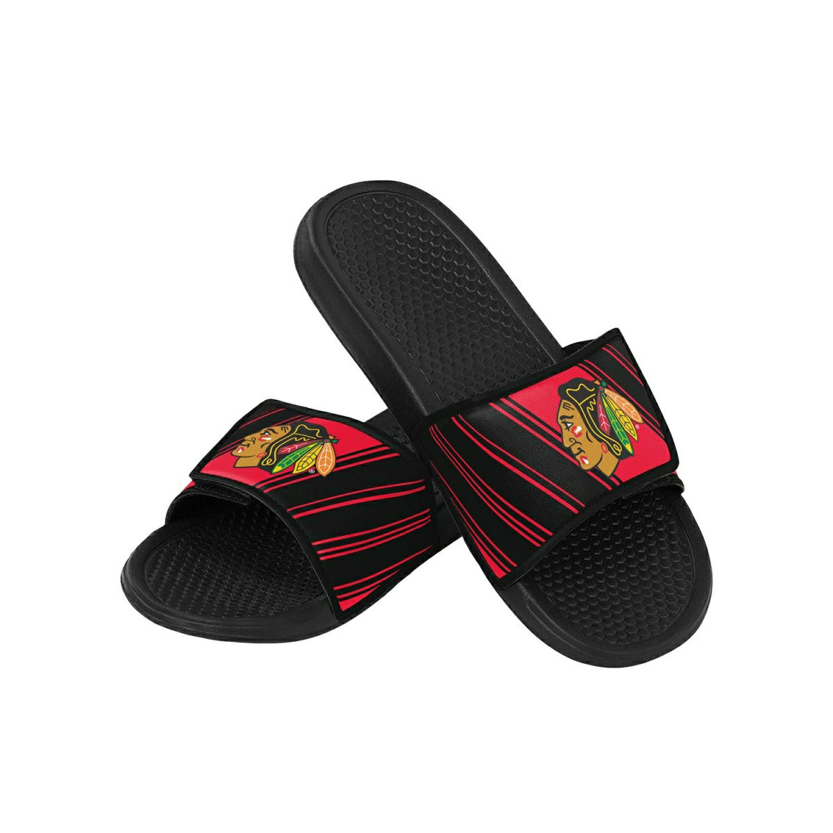 Chicago Blackhawks Legacy Velcro NHL Sport Slides - Taass US