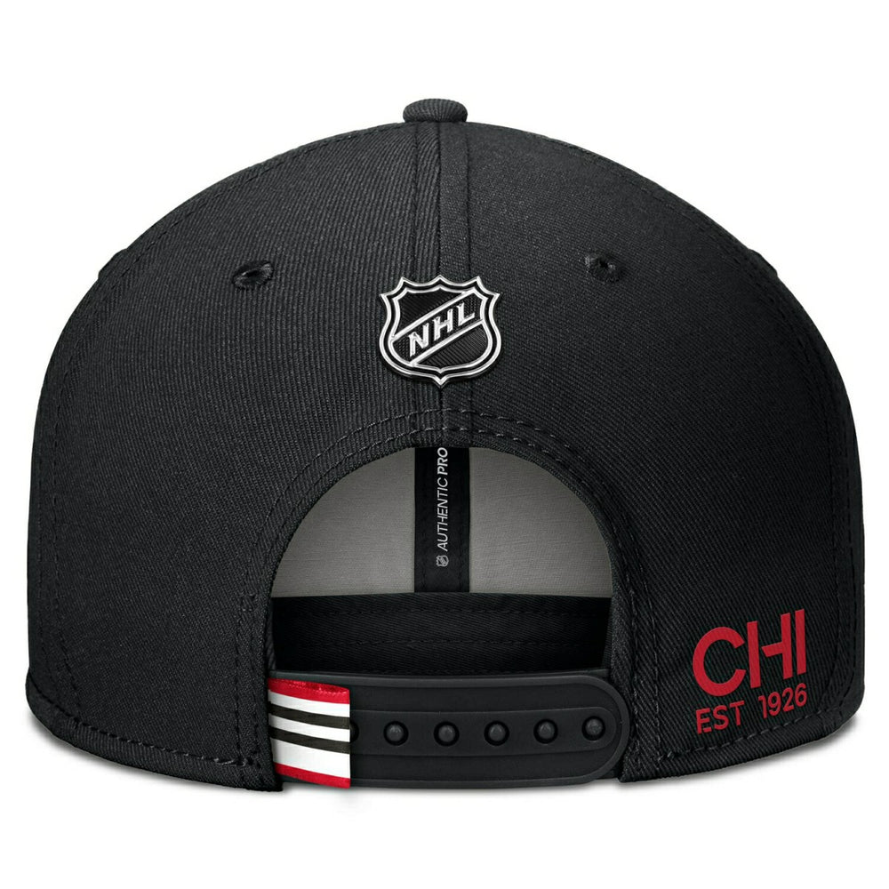Chicago Blackhawks 2024/25 NHL Authentic Pro Rink Prime Snapback Cap - Taass for sale