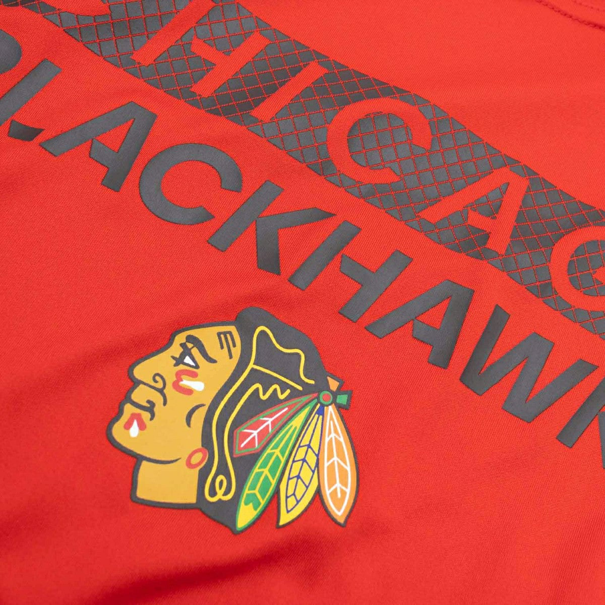Chicago Blackhawks 2024/25 Authentic Pro Rink Tech NHL T-Shirt Red - Taass outlet