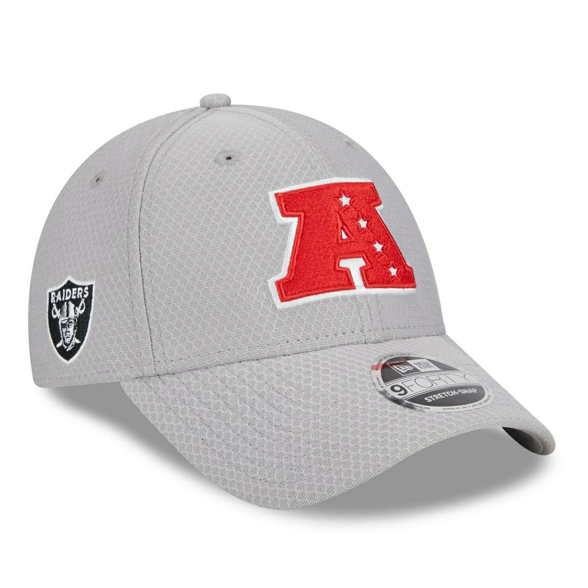 Las Vegas Raiders AFC 2024 Pro Bowl New Era Stretch-Snap 9FORTY NFL Cap Gray - Taass outlet