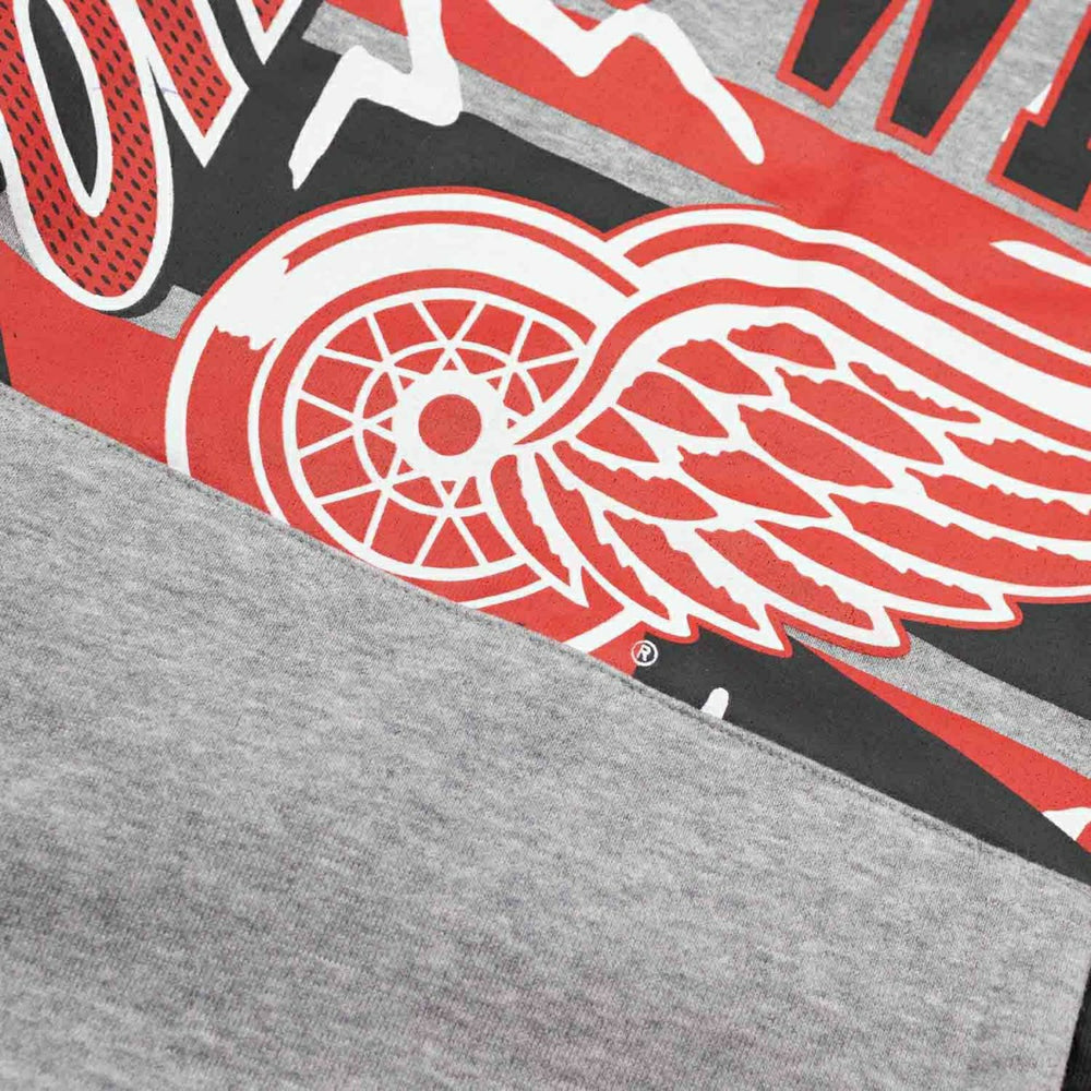 Detroit Red Wings Sport Classics Oversized NHL Hoodie Gray - Taass outlet
