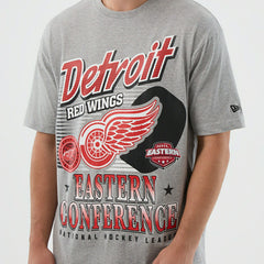 Detroit Red Wings Sport Classics Oversized NHL T-Shirt Gray - Taass US