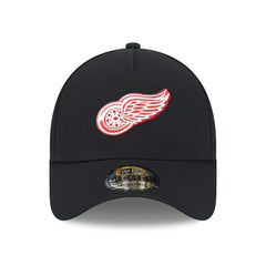 Detroit Red Wings New Era 9FORTY A-Frame Trucker NHL Cap Black - Taass US