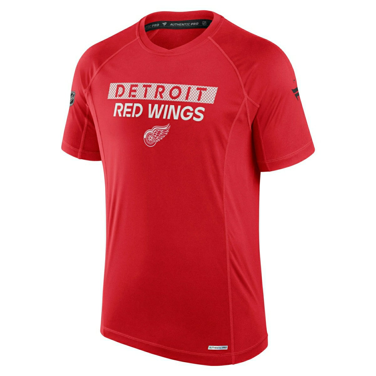 Detroit Red Wings 2024/25 Authentic Pro Rink Tech NHL T-Shirt Red - Taass on sale