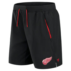 Detroit Red Wings 2024/25 Authentic Pro Locker Room NHL Shorts Black - Taass sale