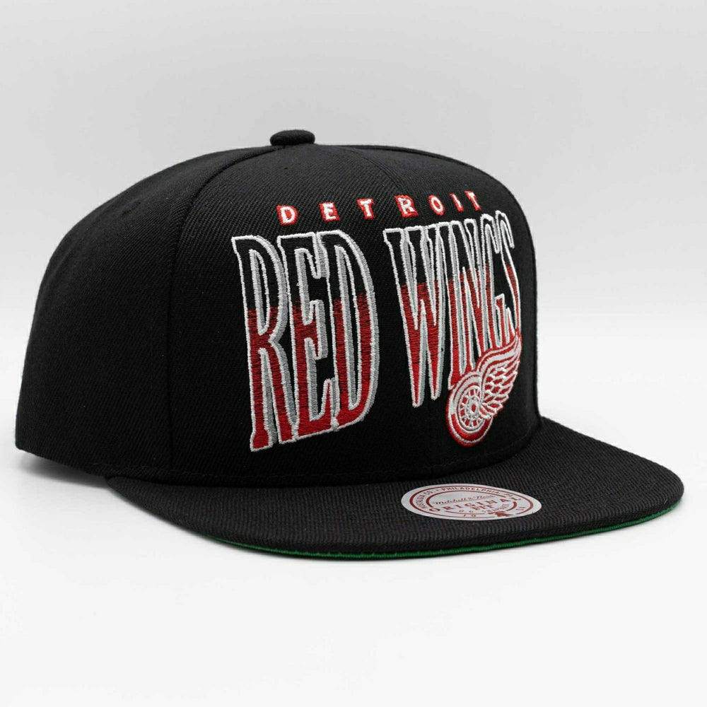 Detroit Red Wings Line Works Mitchell & Ness Original Fit Snapback NHL Cap - Taass for sale