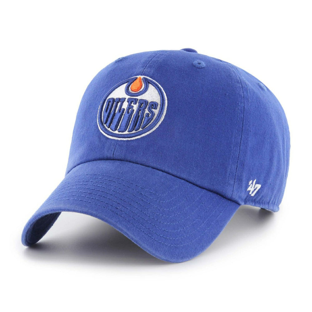 Edmonton Oilers '47 Clean Up Adjustable NHL Cap Blue - Taass discount