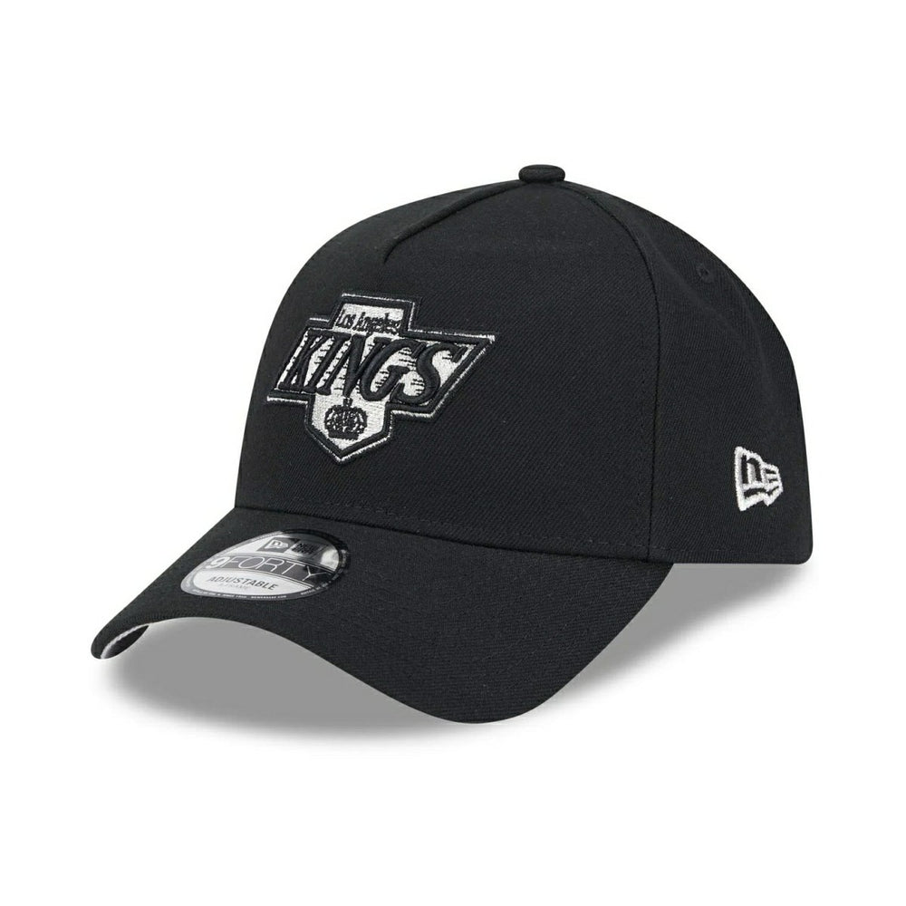 Los Angeles Kings New Era 9FORTY A-Frame Trucker NHL Cap Black - Taass sale