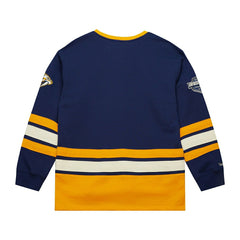 Nashville Predators Mitchell & Ness Heritage NHL Lace-Up Jersey Crew - Taass discount