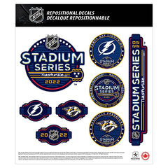 2022 NHL Stadium Series Nashville Deluxe Decals Set (5 Pcs.) - Taass US