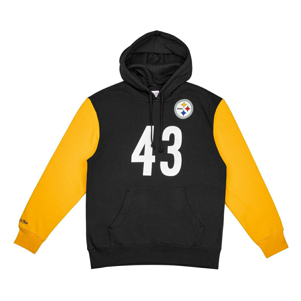Troy Polamalu #43 Pittsburgh Steelers N&N Player NFL Hoodie Black - Taass on sale