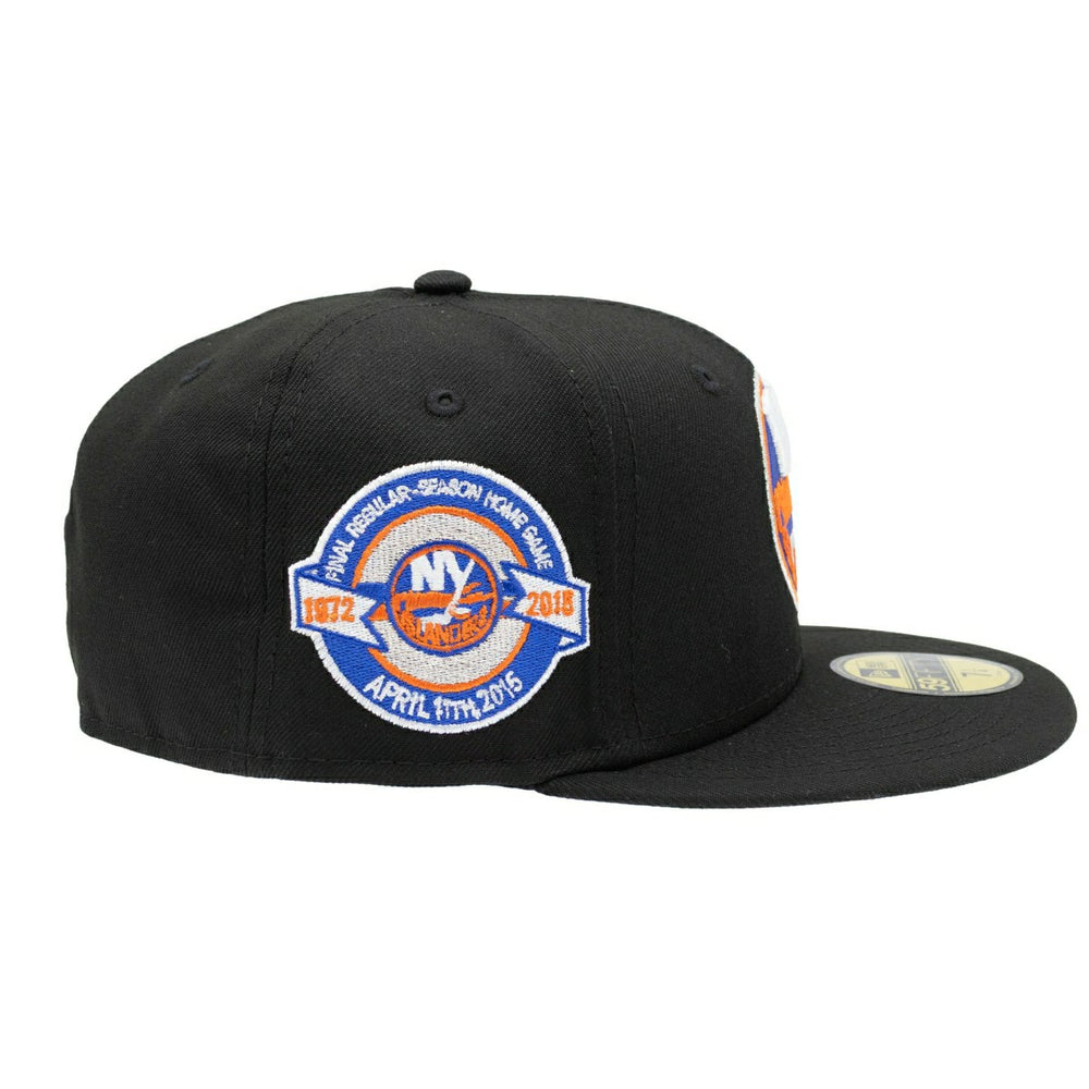 New York Islanders Final Home Game 59FIFTY Fitted NHL Cap Black - Taass outlet