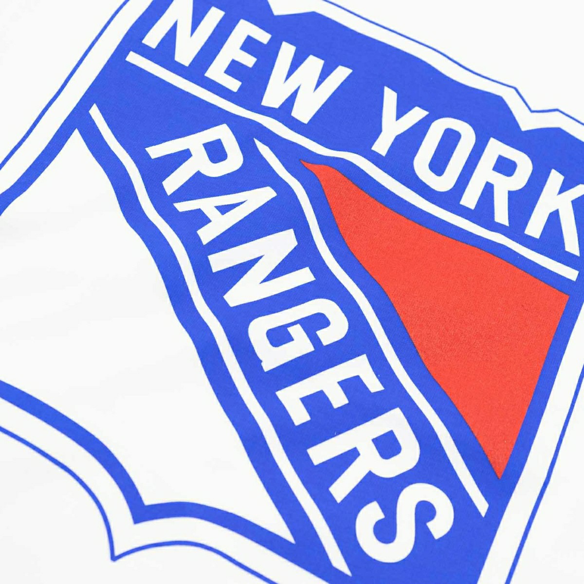 New York Rangers Primary Logo NHL T-Shirt White - Taass for sale