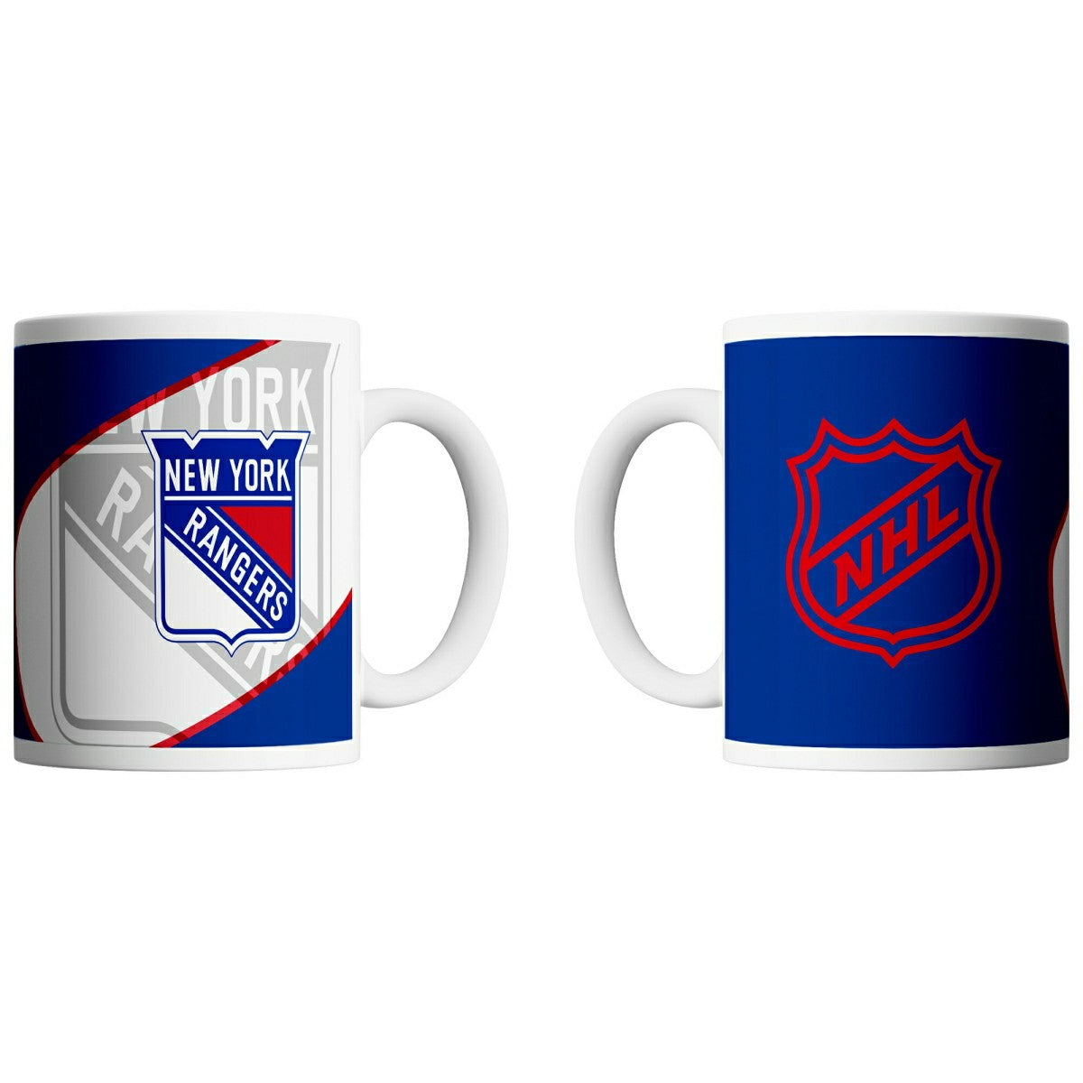 New York Rangers Shadow Logo & Shield NHL Mug (330 ml) - Taass Online