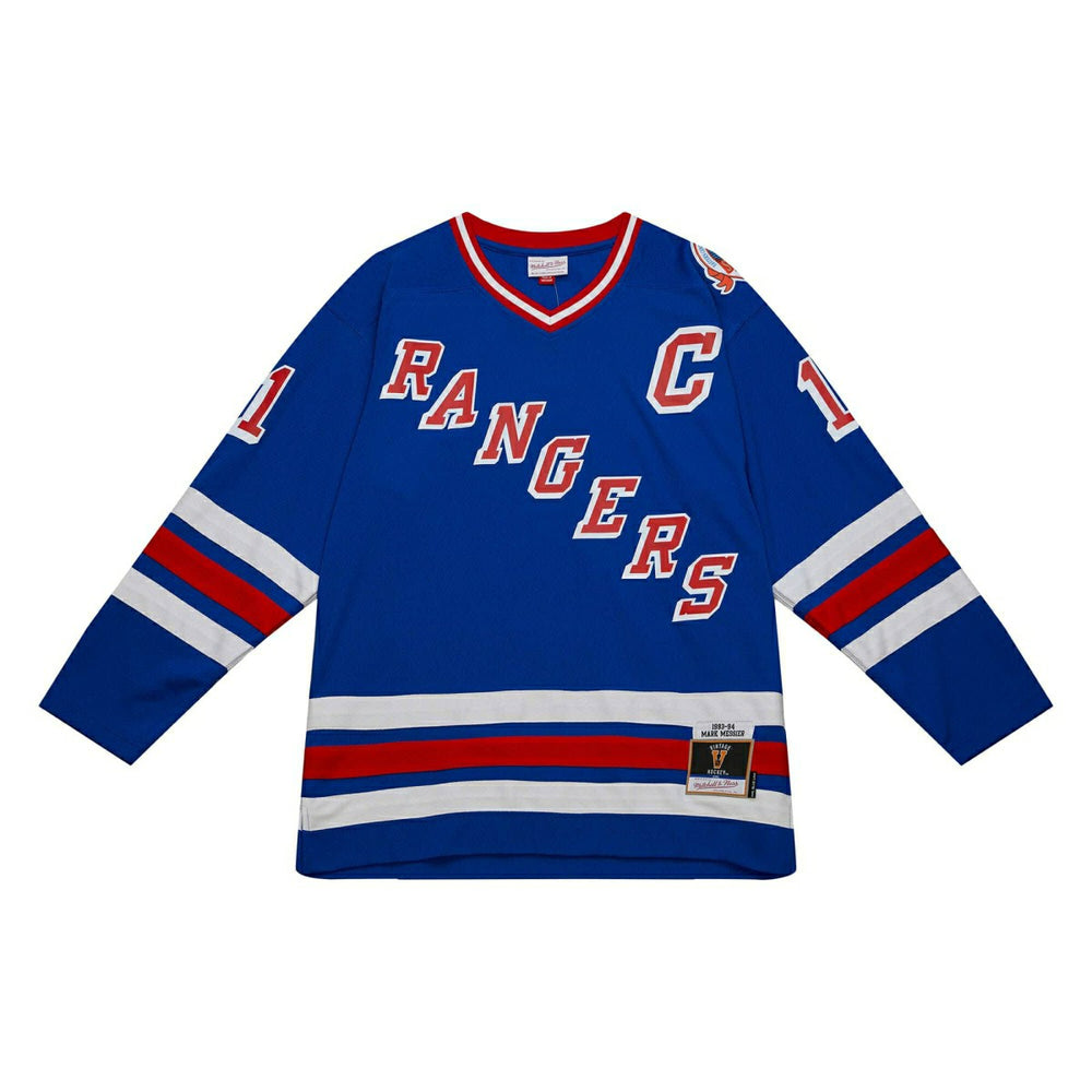 Mark Messier #11 New York Rangers 1993-94 Mitchell & Ness NHL Jersey Blue - Taass US