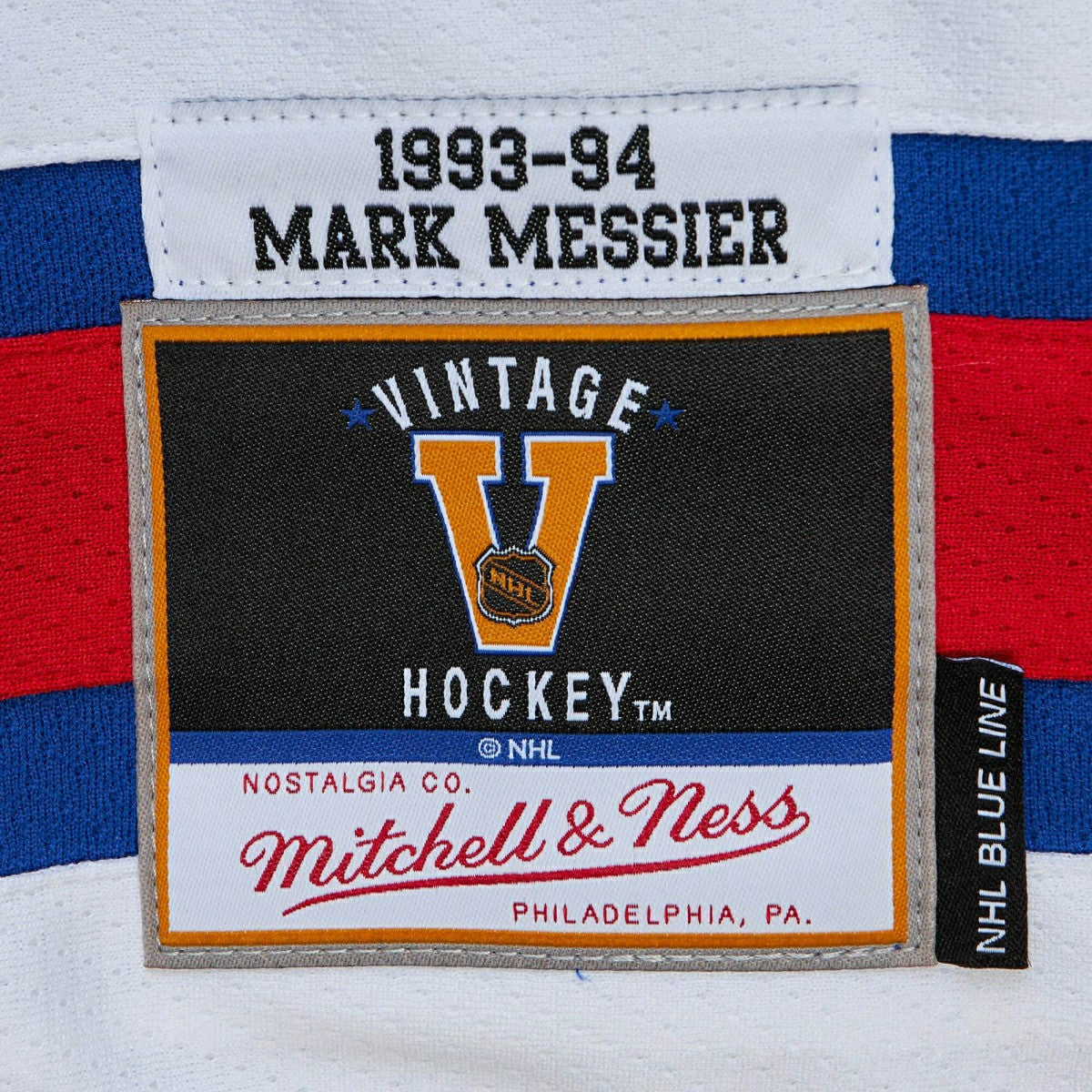 Mark Messier #11 New York Rangers 1993-94 Mitchell & Ness NHL Jersey Blue - Taass US