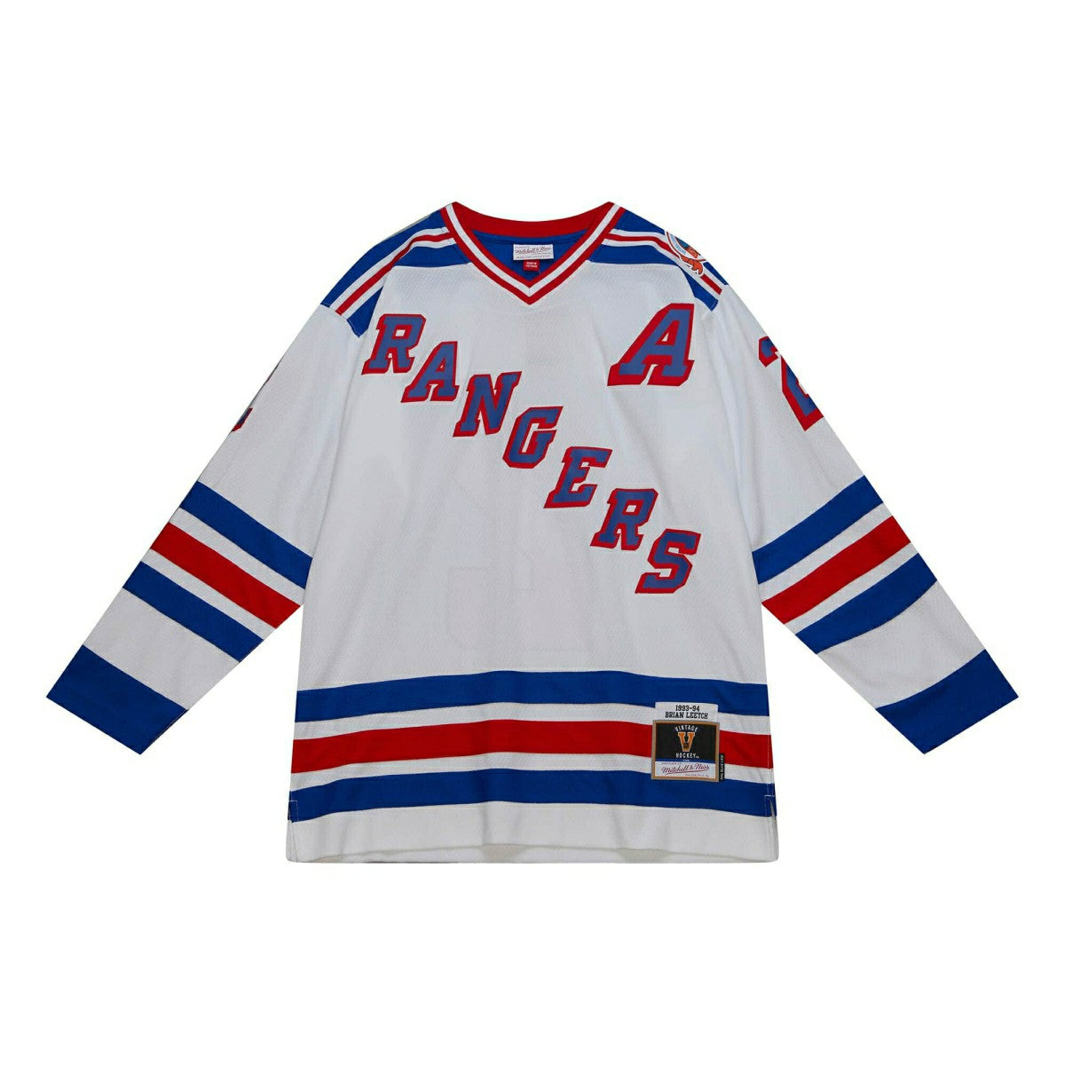 Brian Leetch #2 New York Rangers 1993-94 Mitchell & Ness NHL Jersey White - Taass on sale