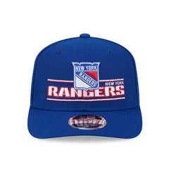 New York Rangers NHL Stated 9SEVENTY Stretch-Snap Cap Blue - Taass discount