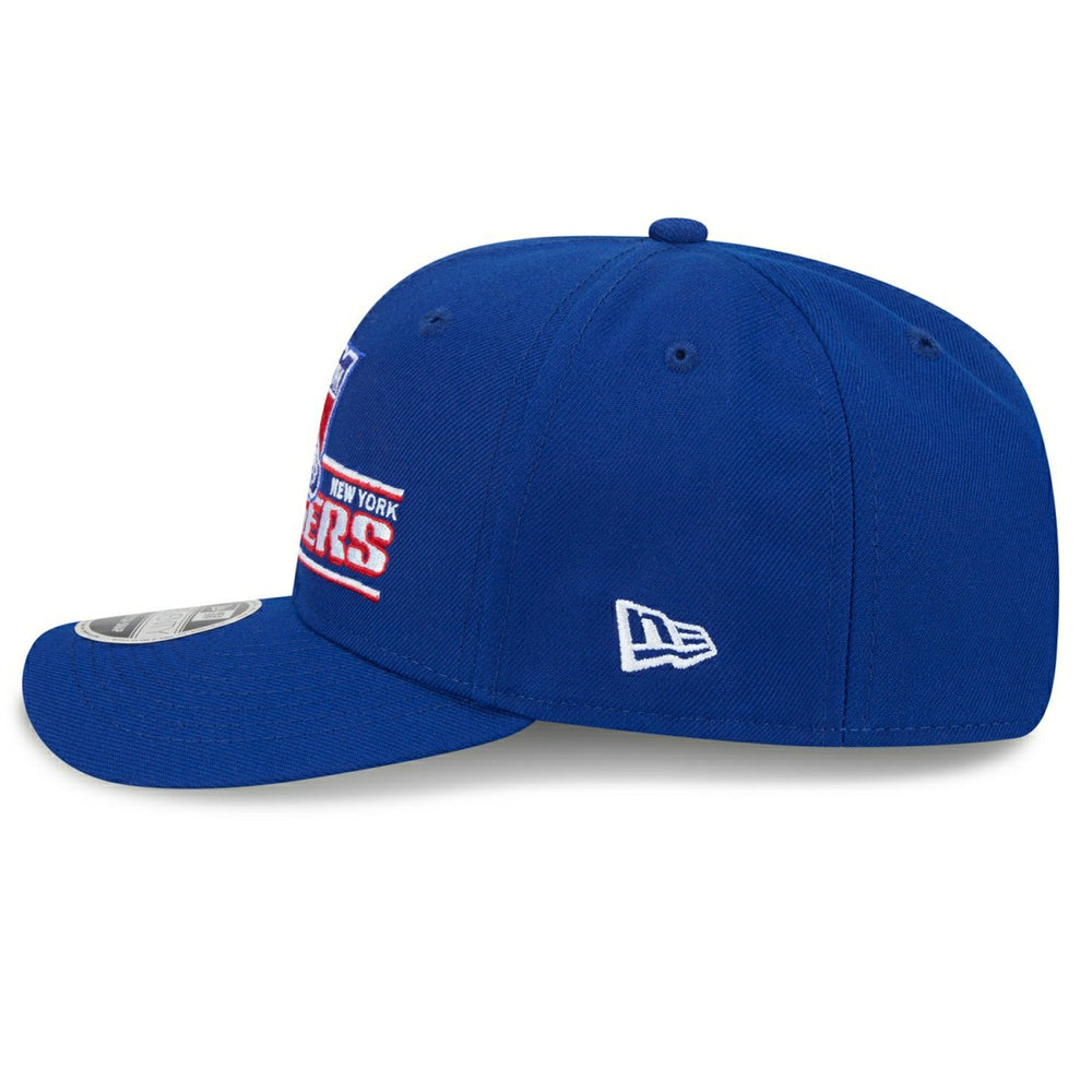 New York Rangers NHL Stated 9SEVENTY Stretch-Snap Cap Blue - Taass discount