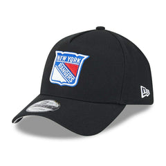 New York Rangers New Era 9FORTY A-Frame Trucker NHL Cap Black - Taass Online