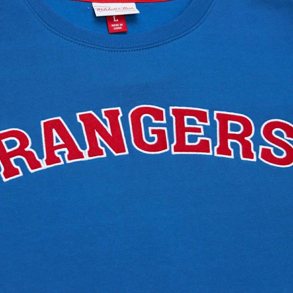 New York Rangers Mitchell & Ness There and Back NHL Crewneck Sweater - Taass discount