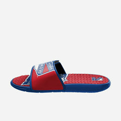 New York Rangers Big Logo NHL Gel Slides - Taass on sale