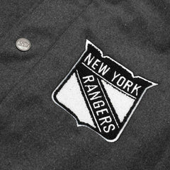 New York Rangers First Rounder Starter NHL Varsity Wool Jacket - Taass Online